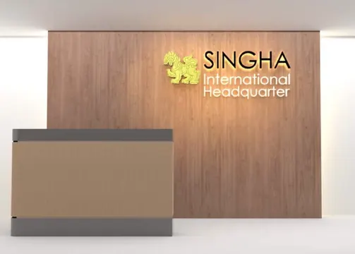 My design for Singha International Headquarter's new sign
