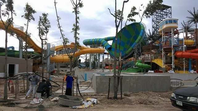 Vana Nava Hua Hin while it was being built
