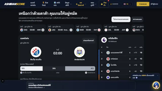 ashiranscore.com: live sports data